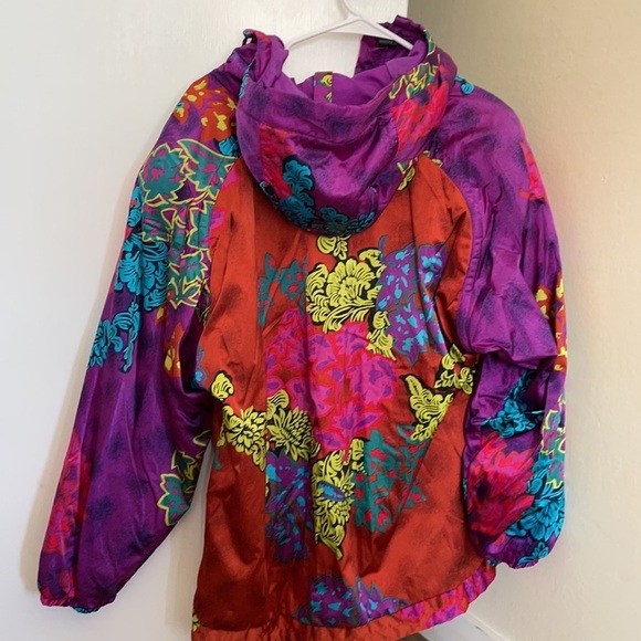 Vintage Obermeyer Half Zip Windbreaker with Insulated Hood - Picture 8 of 14